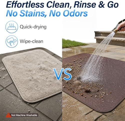 Dog Cooling Mat Outdoor, Rinse Clean, Fast-Dry, Non-Slip, 36x46, L