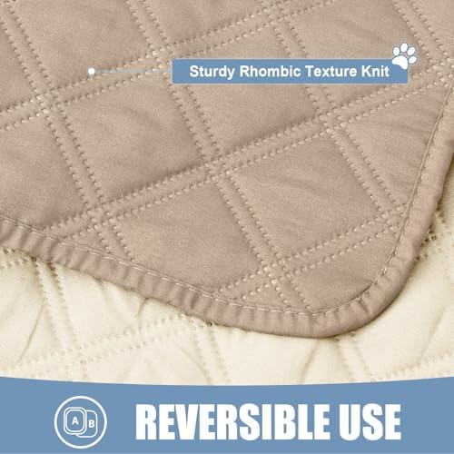 Smiry Waterproof Reversible Pet Couch Covers for Dogs