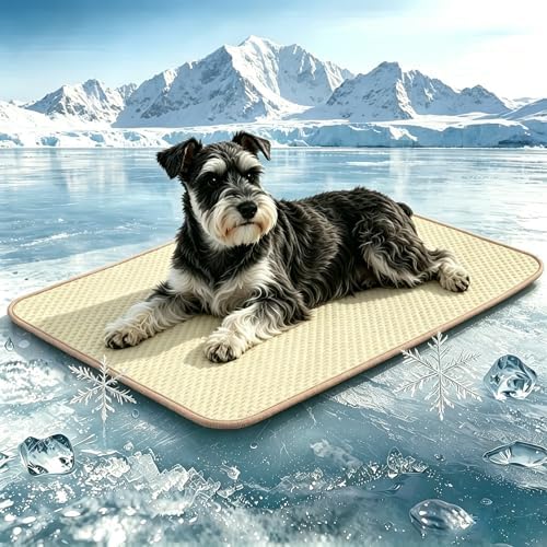 Pet Cooling Pad, Cool Non-Slip Dog Cat Bed Mat for Crate Sofa Car Indoor