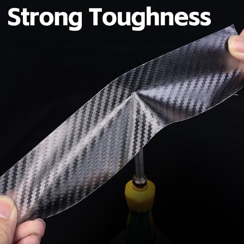 Arespark Car Door Edge Protector, Clear Carbon Fiber Sill Guard Vinyl Film with Anti-Scratch Anti-Collision Protection for Most Vehicles with Free Tool Kit (1inx30ft)