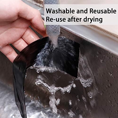 DGSL Car Door Edge Guards Door Sill Protector, 2In x 33Ft 5D Carbon Fiber Car Wrap Film, Vinyl Automotive Wrap Film Anti-Collision Fits for Most Car(Black)