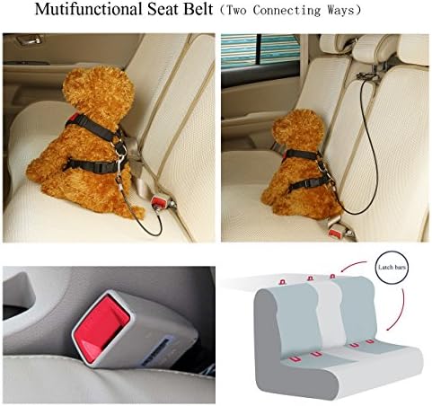 Chew Proof Dog Car Seatbelt Safety Restraint Stainless Steel Tether Cable