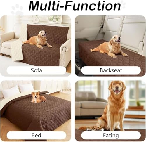 hyha Waterproof Dog Bed Blanket - Soft Pet Blanket & Sofa Cover for Dogs