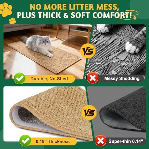 ENONCI Corner Cat Scratcher, 23.6x11.8 Furniture Furniture Protector Couches & Walls