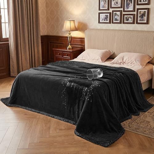 Catalonia Waterproof Blanket for Bed, Reversible Leakproof Throw