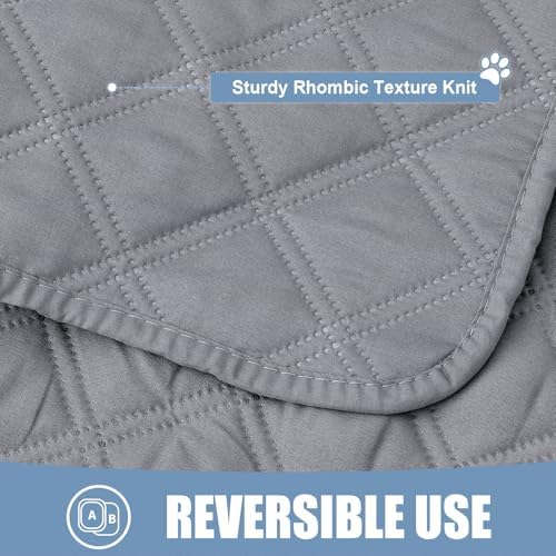 Smiry Waterproof Reversible Pet Couch Covers for Dogs