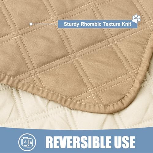 Smiry Waterproof Reversible Pet Couch Covers for Dogs