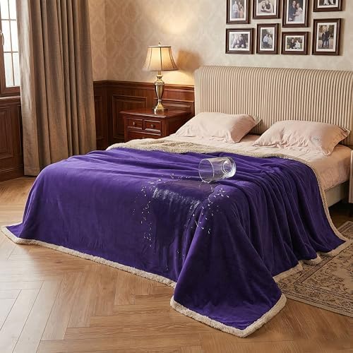 Catalonia Waterproof Blanket for Bed, Reversible Leakproof Throw