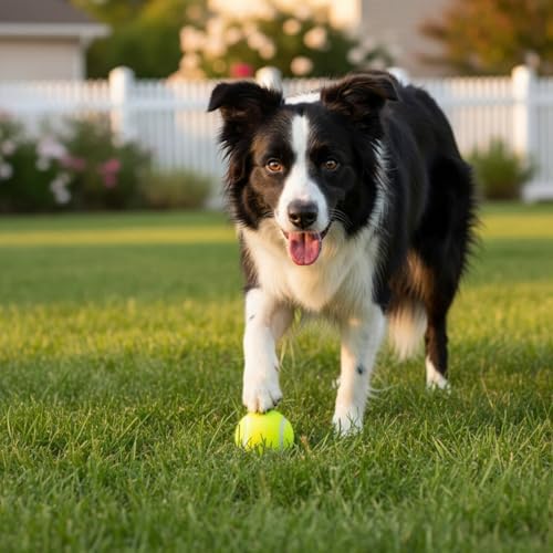 1 Piece Adjustable Ball Launcher Dog Thrower Launcher with Comfortable Handle and Reliable Trigger High Density Rubber Body Suitable for obedience, Small Tennis Ball Diameter 5 Cm