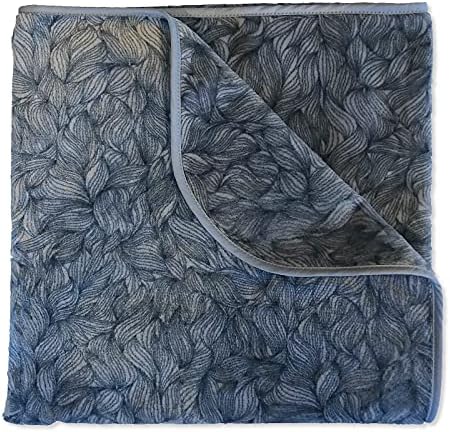 Mambe Silky Waterproof Throw Blanket for Pets & Incontinence – 70x120 Luxury Soft Reversible Washable Blanket to Protect Furniture Bed Sofa from Dogs Cats and Stains (Long/Sofa, Color Serene)