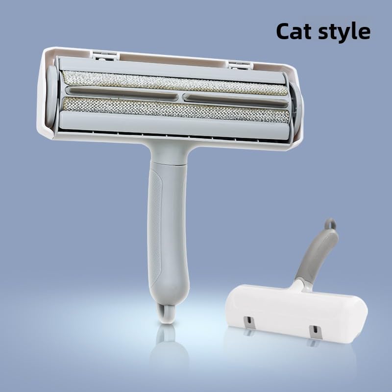 Reusable Pet Hair Remover Roller, Self-Cleaning Lint Roller for Furniture, Sofa, Carpet & Clothes, Washable Fur Remover Tool for Dog & Cat Hair
