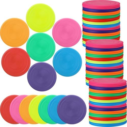 Vinsot 84 Pcs 7 Inch Flying Discs Bulk for Kids Dogs