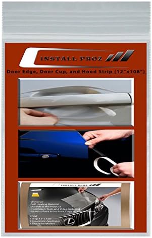 * Self-Healing Clear Paint Protection Film Kits (Bundle 12"x108" Hood Strip, Door Edge, Door Cup)