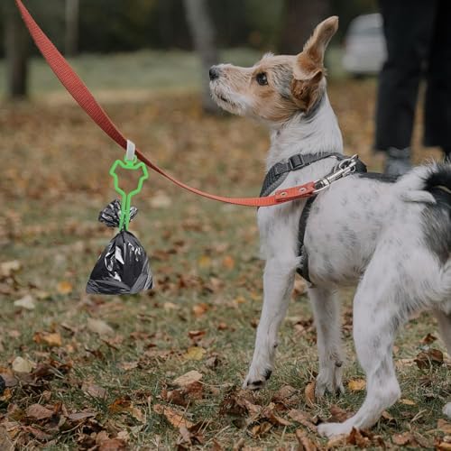 Yardwe Dog Poop Bag Holder Clip Retractable Leash Attachment Lightweight Poop Bag Carrier for Dog Walking Accessories for Outdoor Use
