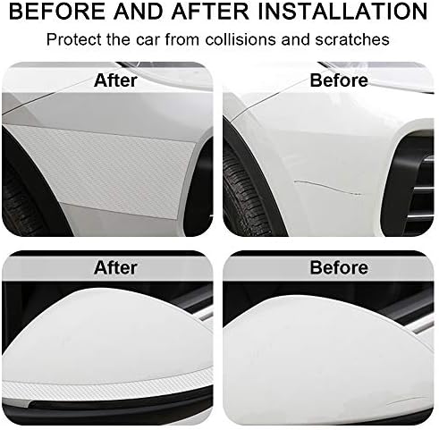 Storystore Car Door Edge Guard,2Inx33Ft Clear Carbon Fiber Protective Strip