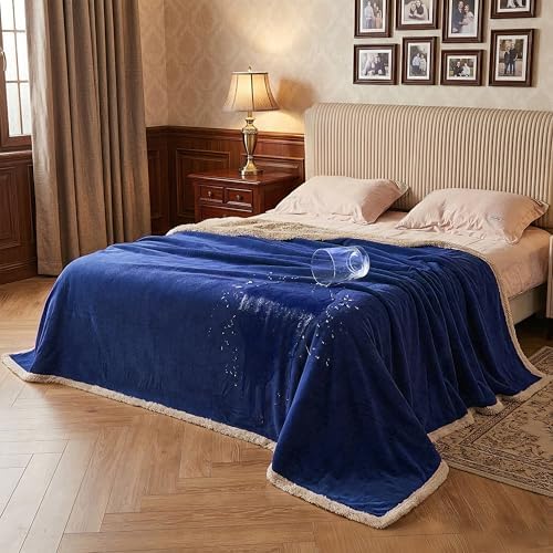 Catalonia Waterproof Blanket for Bed, Reversible Leakproof Throw