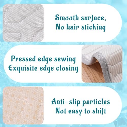 Cooling Mat for Dogs, No-Gel Ice Silk Pet Pad(Gray,XL)