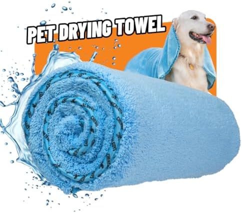 Chemical Guys, Furrocious Super Absorbent Pet Drying Towel, Blue, 25 x 36