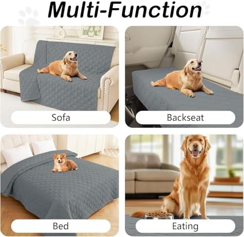 hyha Waterproof Dog Bed Blanket - Soft Pet Blanket & Sofa Cover for Dogs