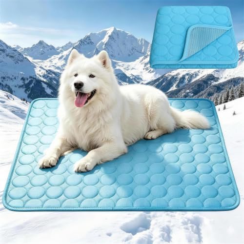 Cooling Mat for Dogs Large,Dog Cooling Mat Indoor,39"x59",Crate Pad for Pet