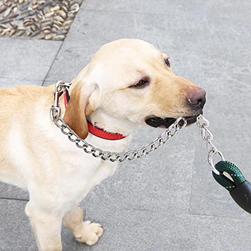 BTINESFUL 6FT Chewproof Dog Leash Nylon Rope Anti-Chewing Chain Soft Handle