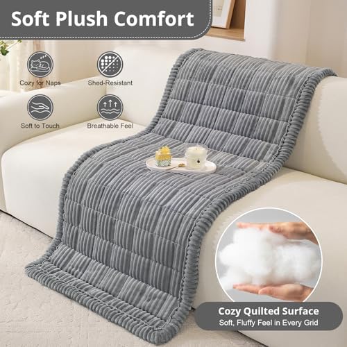 OstepDecor Couch Cover for Dogs, Washable Non Slip Sofa Cover for Pets