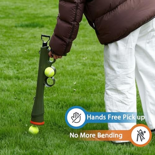 Tennis Ball Launcher for Dogs, Launches 30+ ft, Green