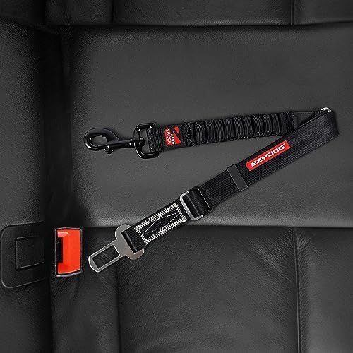 EzyDog Zero Shock Click - Bungee Dog Seat Belt Car Restraint - 20in - 26in