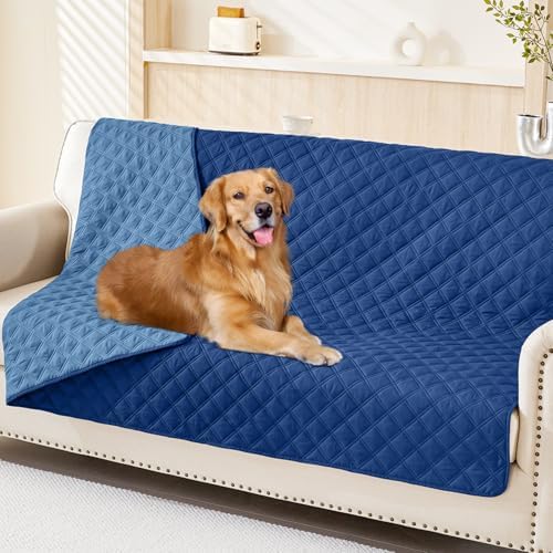 Smiry Waterproof Reversible Pet Couch Covers for Dogs