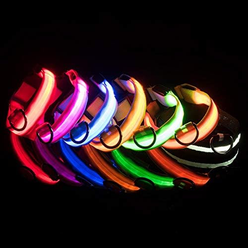 A4DOG Comfortable Reflective Dog Collar for Large Dogs, Soft Padded Neoprene Dog Collar, Padded Dog Collar Small, Breathable Nylon Pet Collar Adjustable, 3 Sizes, 9 Colors