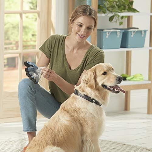 Franklin Sports SHED-MASTER De-Shedding Pet Grooming Gloves