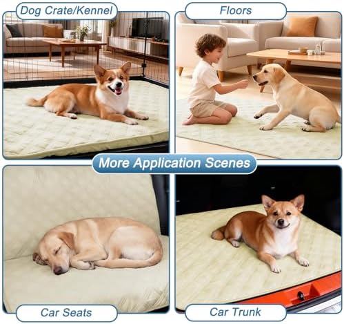 hyha Waterproof Reversible Dog Blanket, Soft Couch Cover for Dogs Washable