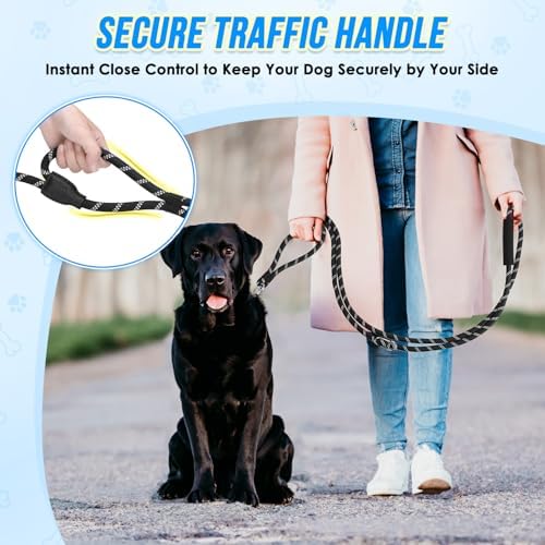 Lukovee Hands Free Dog Leash, 10FT Adjustable Waist-Lead & Shoulder Lead