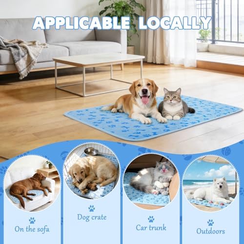 SHEJIZE Dog Cooling Mat for Small Large & Senior Dogs