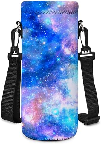 AUPET Water Bottle Bag Carrier,24oz/32oz Insulated Neoprene bottle Sling Holder Case Pouch Cover for 1000ML/750ML Bottles with Shoulder Strap for walking