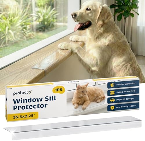 PROTECTO Window Sill Protector from Dogs and Cats, 35.5 x 2.25 in