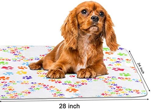 Comsmart Dog Blankets, 6 Pack Fleece Pet Blankets, 24x28 Inches, White