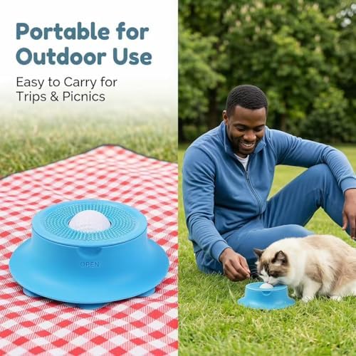 2-in-1 Silicone Slow Feeder Lick Bowl Suction Cup Anxiety Relief for Dogs & Cats