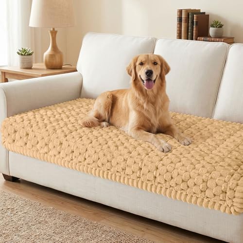 Smiry Non Slip Couch Covers for Dogs, Scratch Resistant Pet Sofa Protector