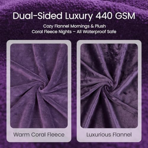 LOOBANI Waterproof Blanket for Couch, Reversible Leakproof, 40"x60"