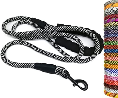MayPaw 15ft Long Rope Dog Leash for Large Medium Dogs Soft Handle Dog Lead