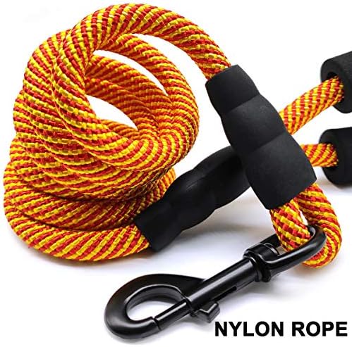 MayPaw 10ft Rope Dog Leash for Large Medium Dogs Soft Handle Dog Lead