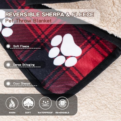 Washable Waterproof Dog Blankets for Large Dogs 60"x80"