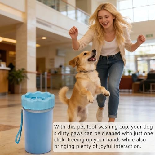 Dog Paw Cleaner and Washer Kit with Towel
