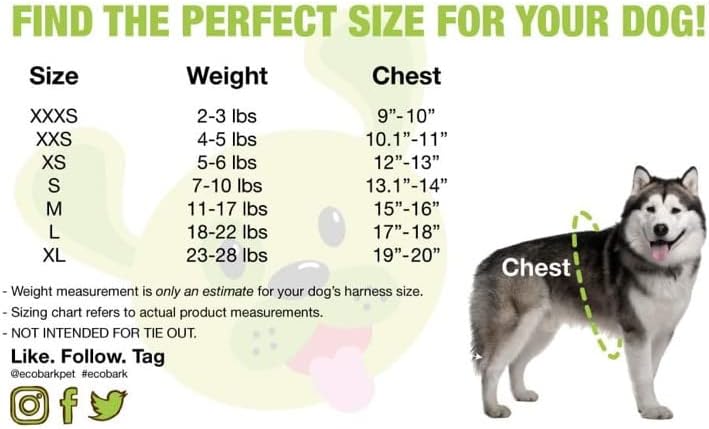 EcoBark Step in Dog Harness Vest - Reflective Soft Ultra Padded Mesh Dog Harnesses for XXS, XS, Small, and Medium Dogs Eco-Friendly Comfort Secure Halter No Pull Adjustable Pet Vest (Small, Purple)