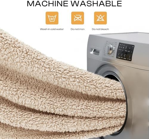 1 Pack 3 Calming Blankets Fluffy Premium Fleece Pet Blanket Soft Sherpa Throw for Dog Puppy Cat Beige/Black/Grey Large (41" x31'')