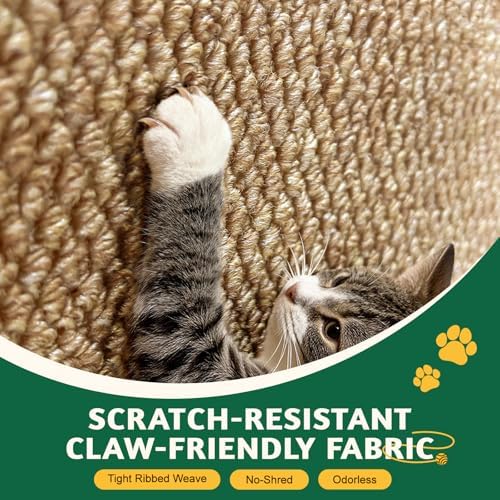 ENONCI Corner Cat Scratcher Wall, 19.6x9.8 Cat Scratcher Pad for Door Frame