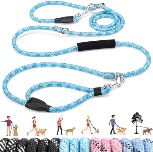 Lukovee Hands Free Dog Leash, 10FT Adjustable Waist-Lead & Shoulder Lead