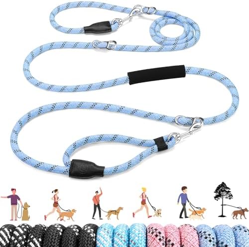 Lukovee Hands Free Dog Leash, 10FT Adjustable Waist-Lead & Shoulder Lead