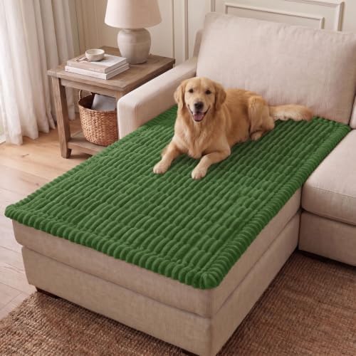 hyha Couch Cover for Dogs, Washable Non Slip Plush Flannel Sofa Protector